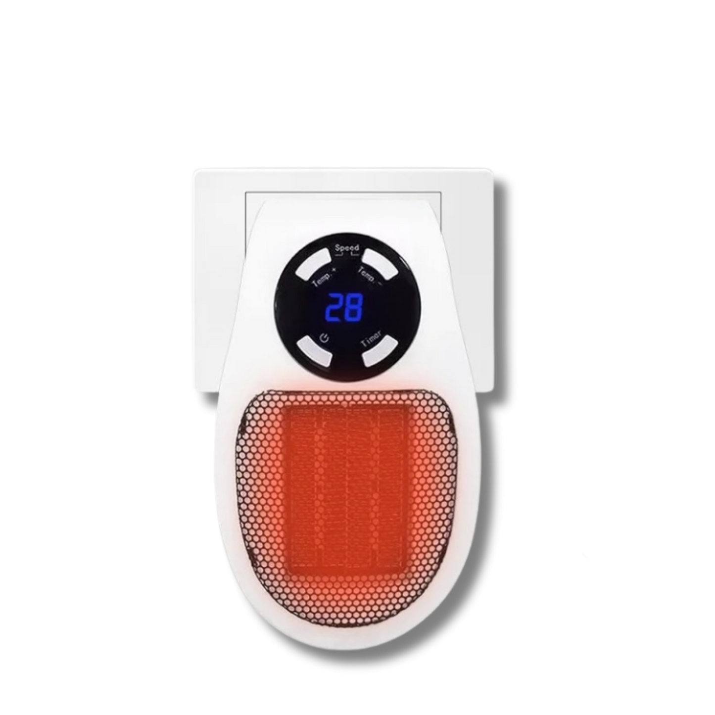 Wall-Mounted Space Heater for Small Rooms